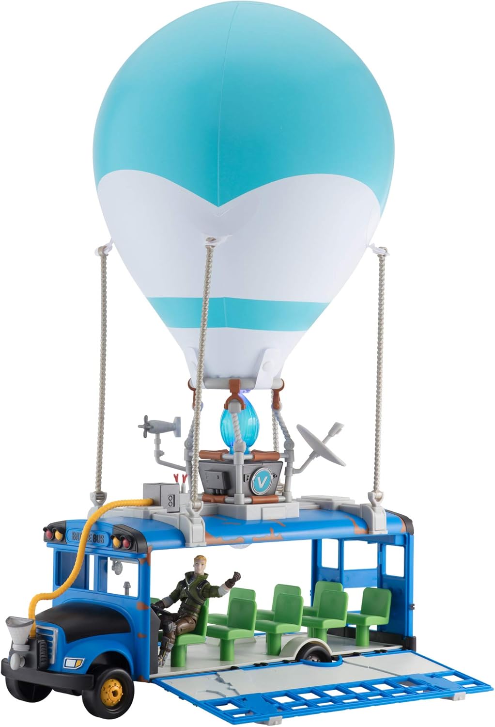Detalle de Fortnite FNT-Super Battle Bus 10 figuras
