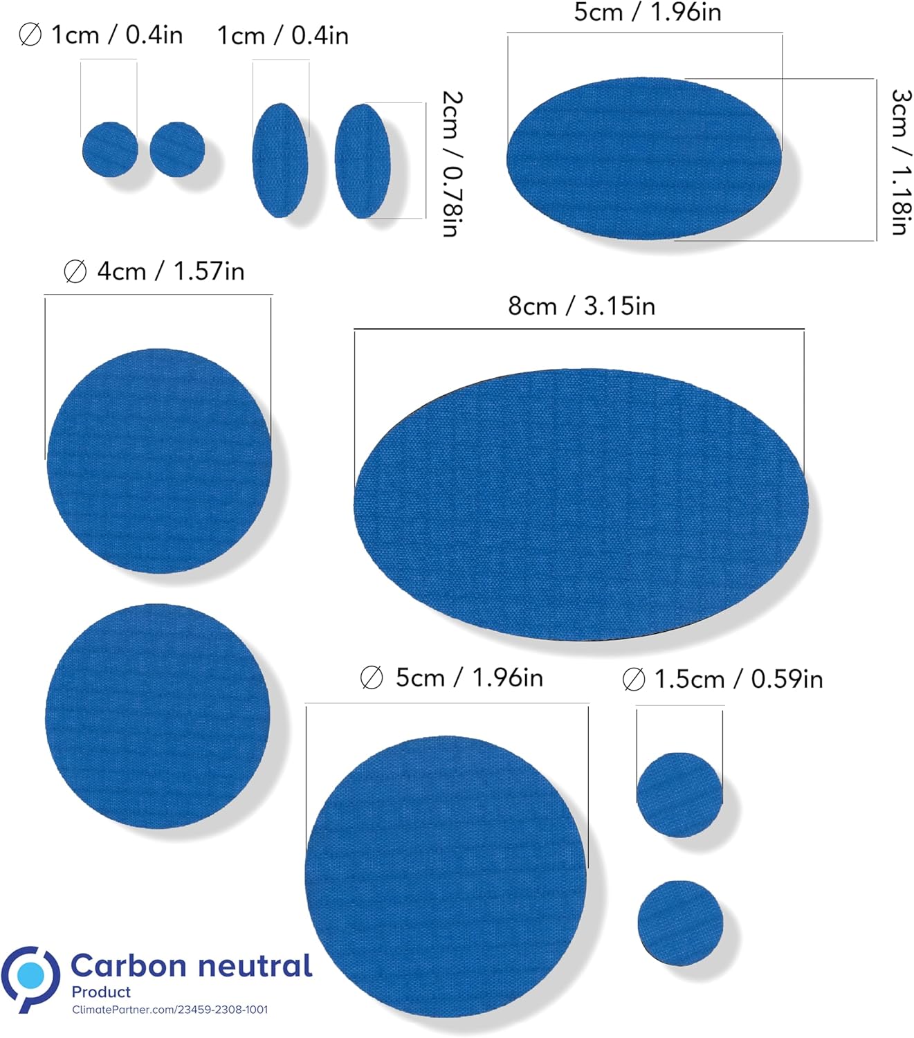 Thumbnail 2 de aZengear Repair Patches (11 Pcs) – Waterproof, 30+ Colours, for Down Jackets, Tents, Shoes and More