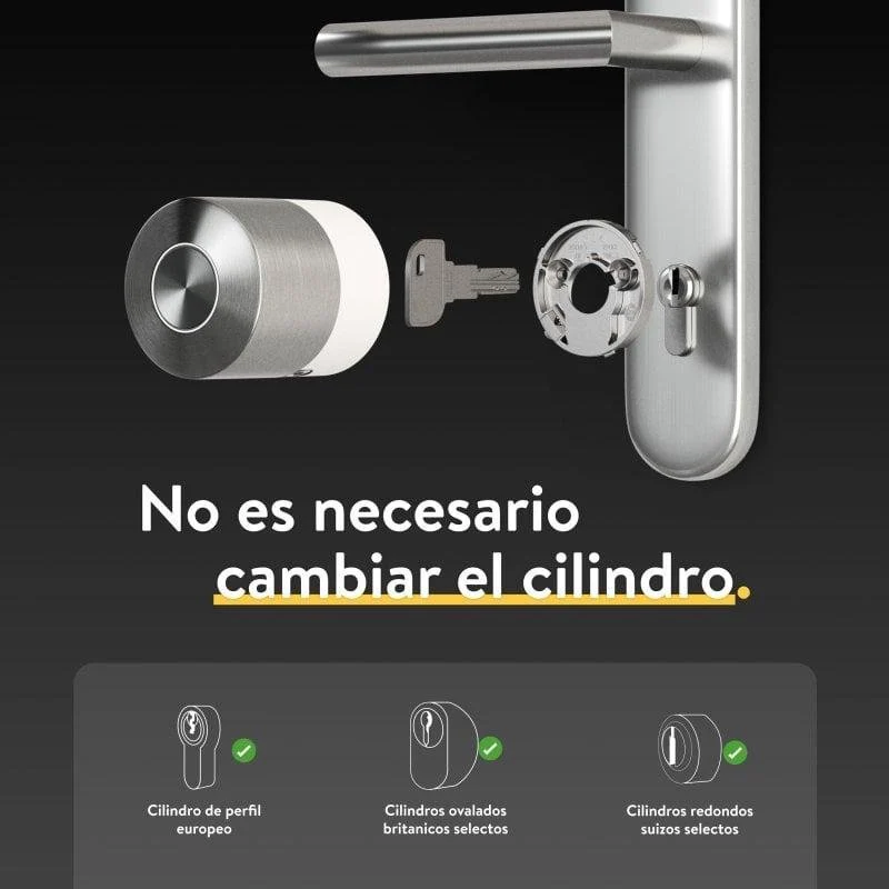 Detalle 2 de Nuki Smart Lock Pro cerradura electrónica con Matter y Wi‑Fi 🔐