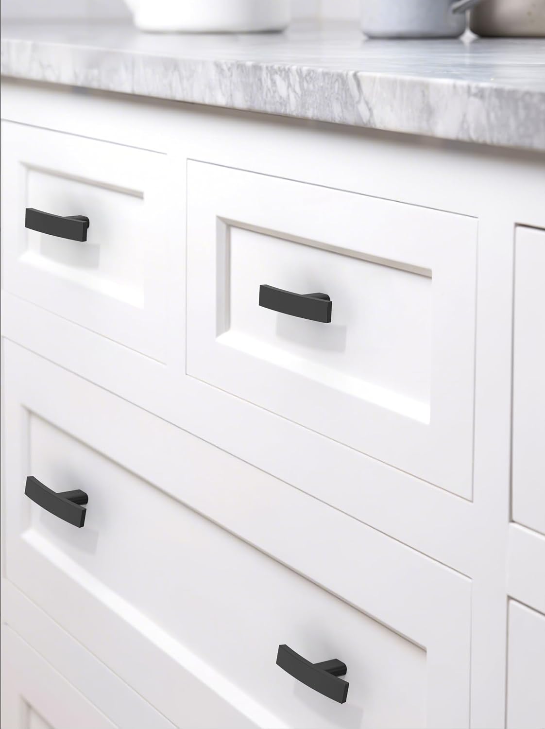 Thumbnail 4 de Talentedeco Matte Black Zinc Cabinet Knobs, 10-Pack