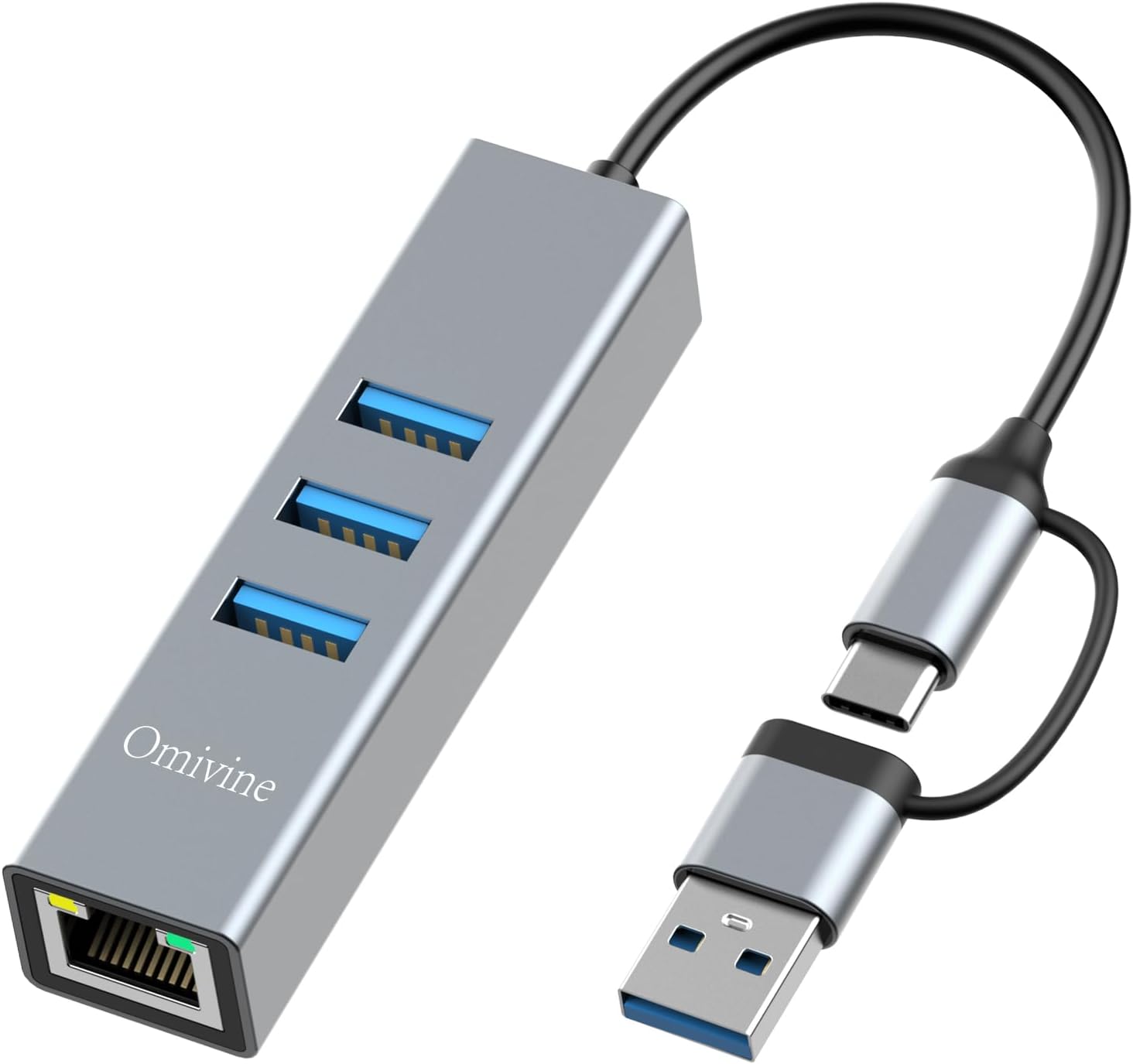 Detalle de Omivine USB Ethernet Adapter 1000 Mbit/s