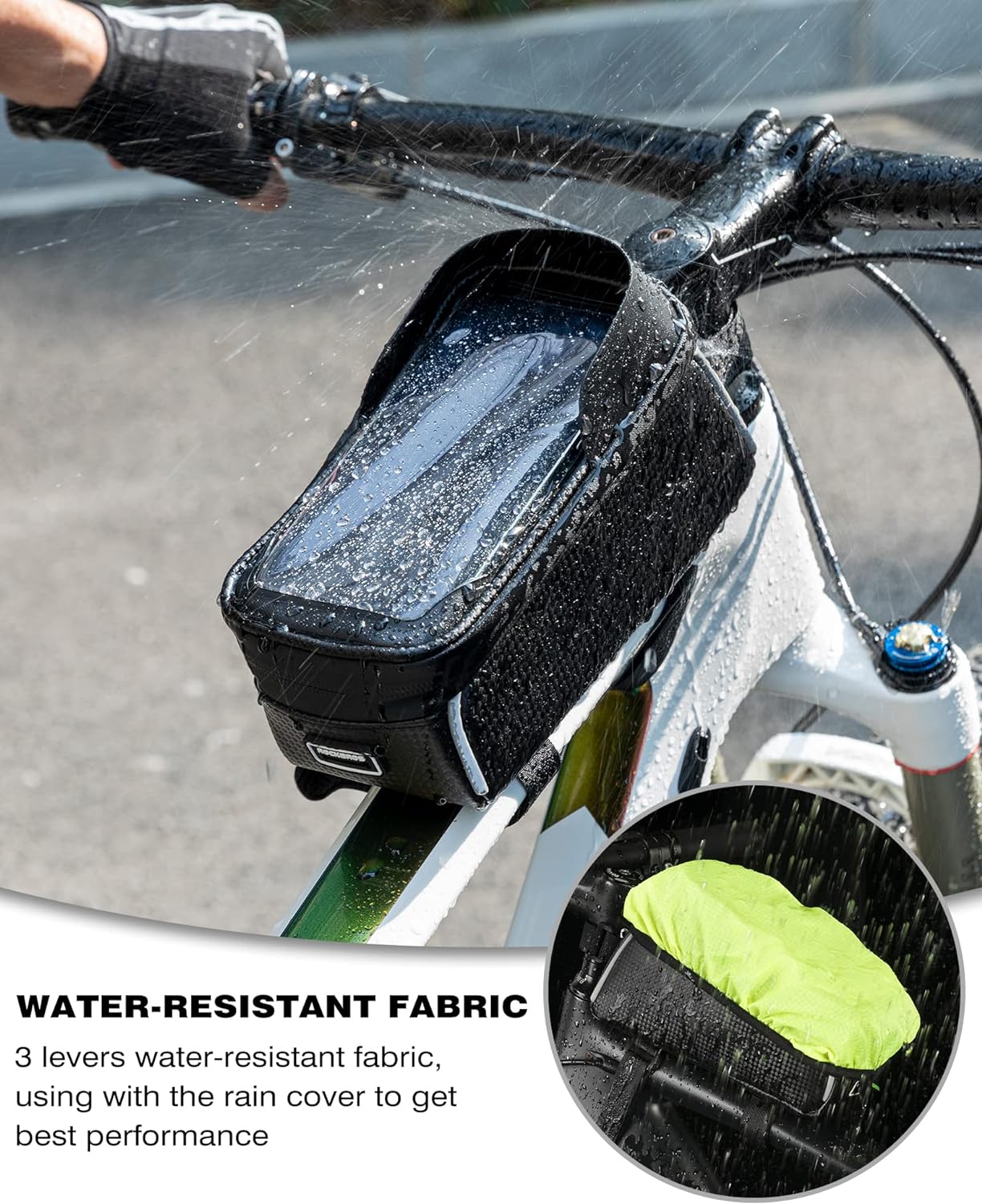 Thumbnail 3 de ROCKBROS Bike Frame Bag for Phones Up to 7 Inches