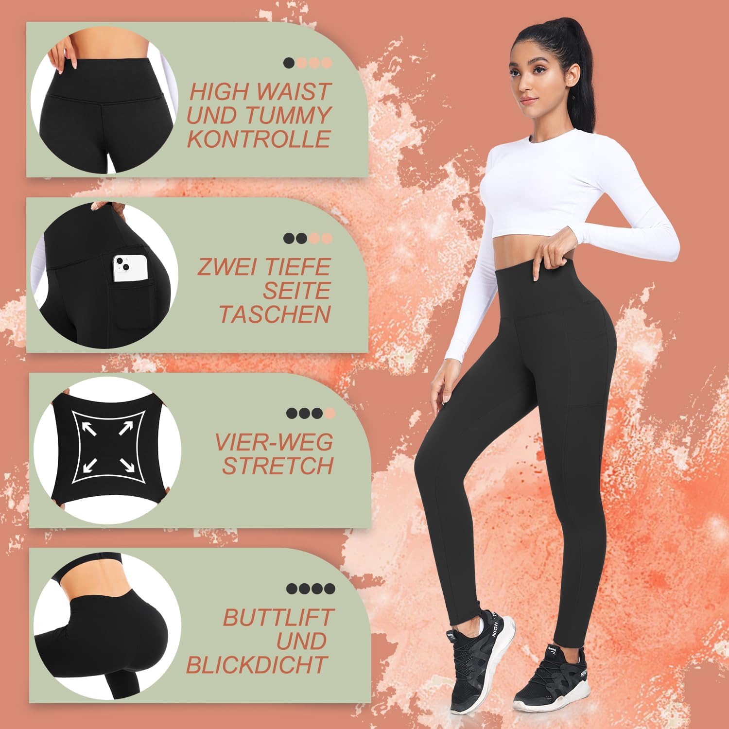 Detalle 2 de ACTINPUT Thermo Leggings Damen