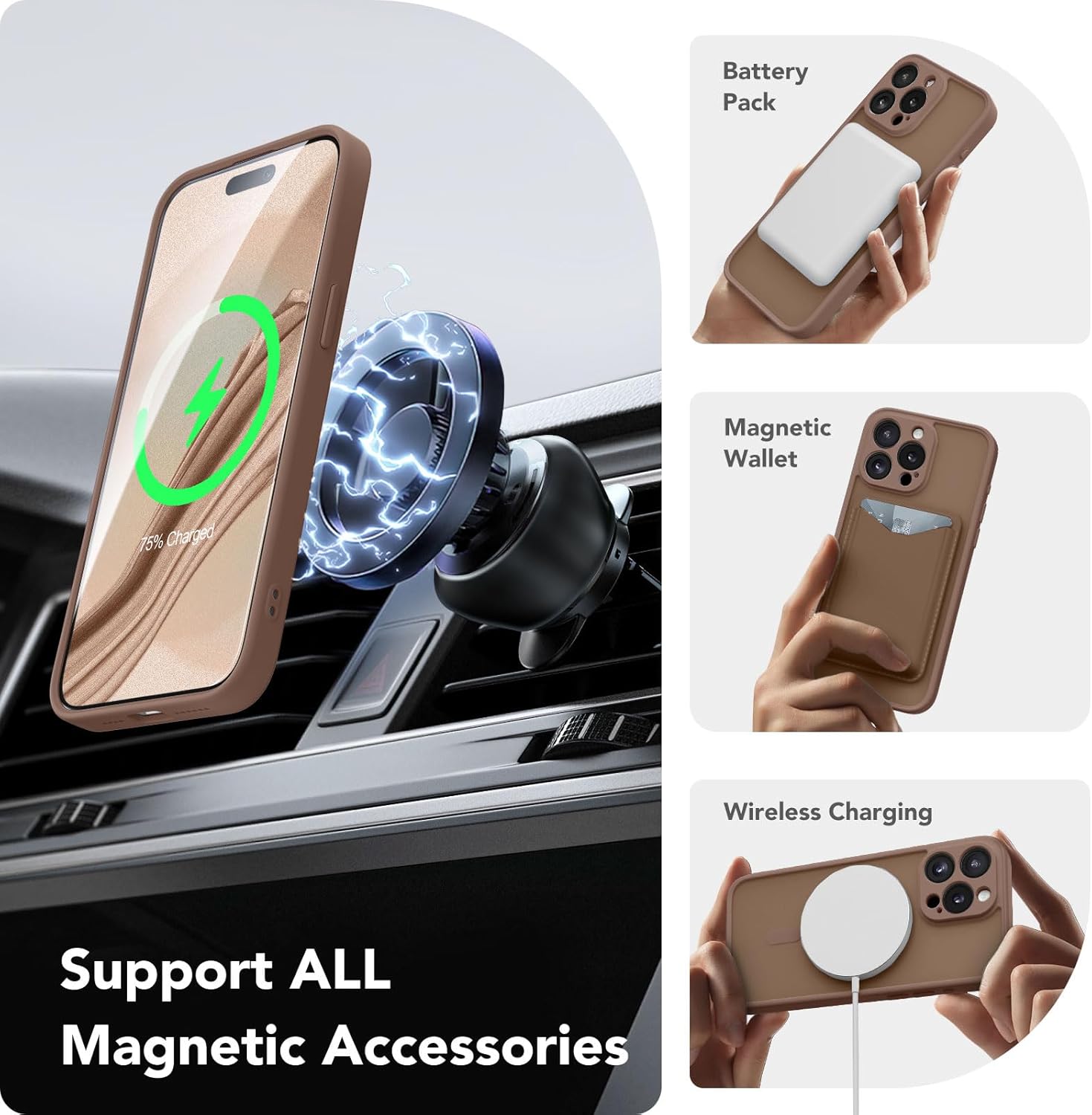 Detalle de CAPRARO iPhone 14 Pro Max MagSafe case 6.7"