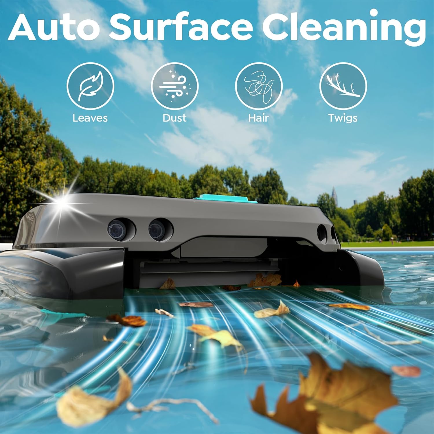Thumbnail 1 de BRINBO Solar Pool Skimmer Robot SK01