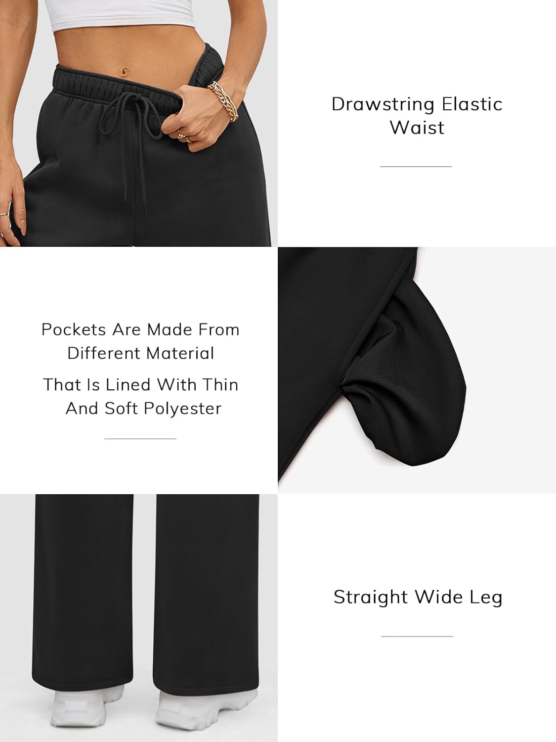 Thumbnail 3 de ATHMILE Womens Sweatpants Fleece Lined
