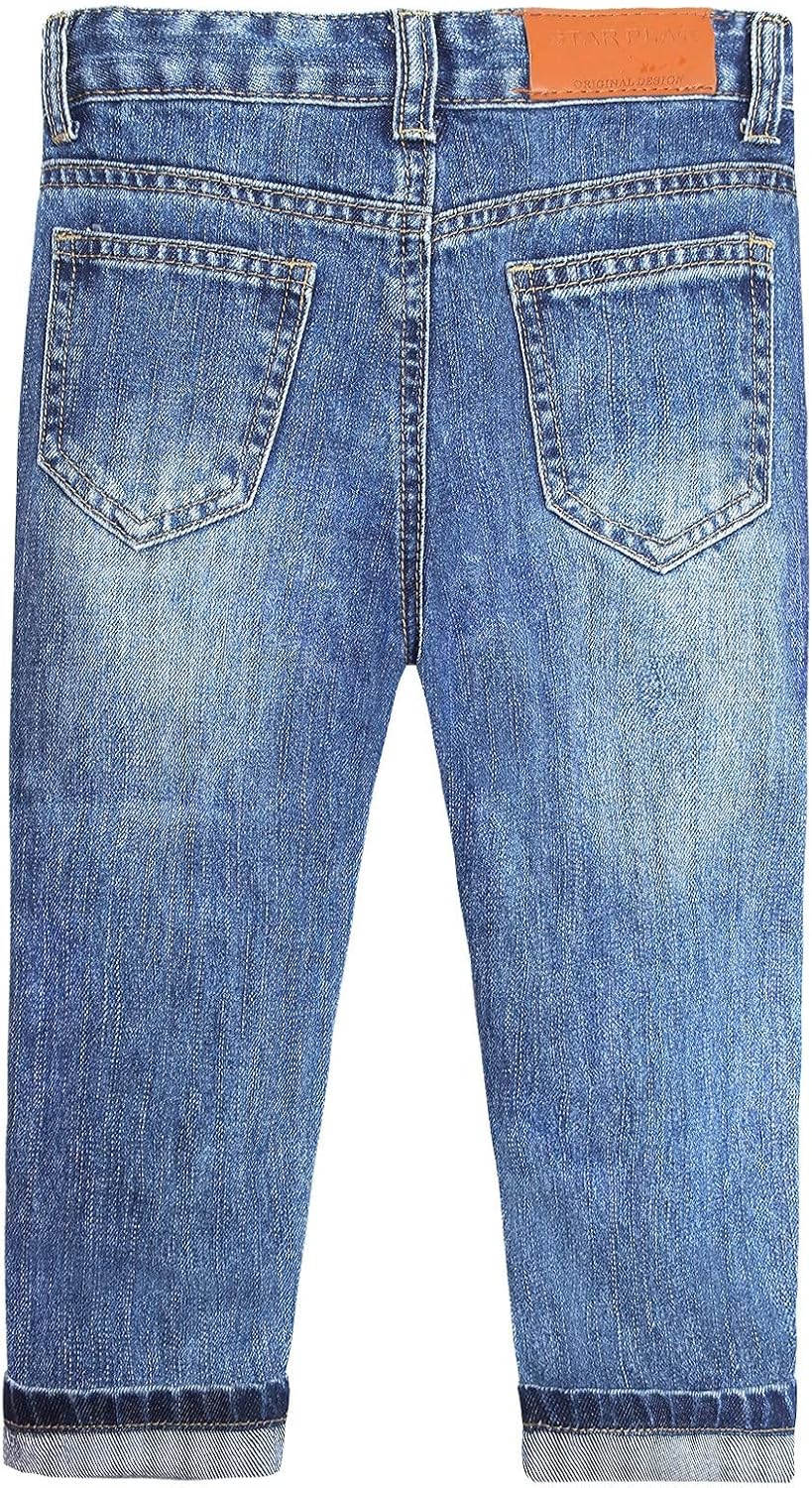 Thumbnail 2 de KIDSCOOL SPACE Kinder Slim-Jeans mit Rissen im Used-Look (Gummiband innen, Innen Slim)