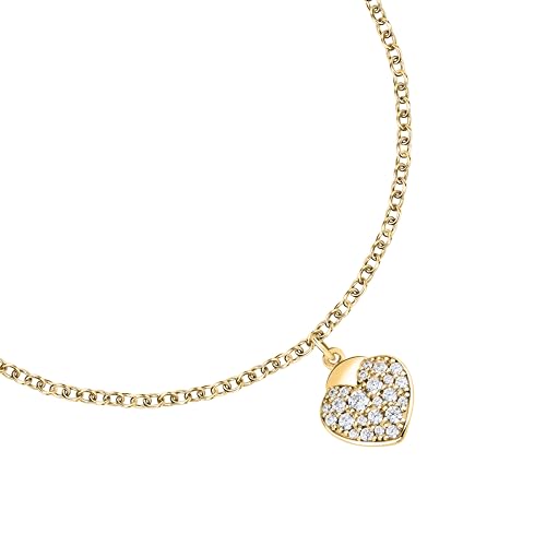 Detalle de Morellato Bracelet Femme Istanti Coeur en Acier doré et Cristaux – SAVZ19