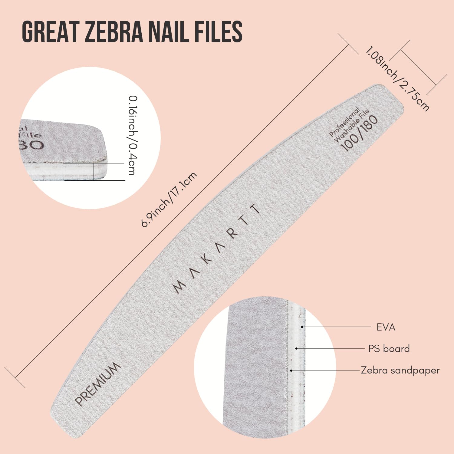 Thumbnail 6 de MAKARTT Nail File 7.09 in 💅