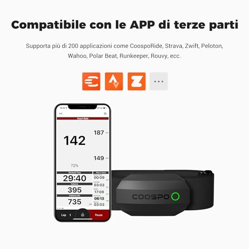 Detalle 1 de CooSpo fascia cardio H808S