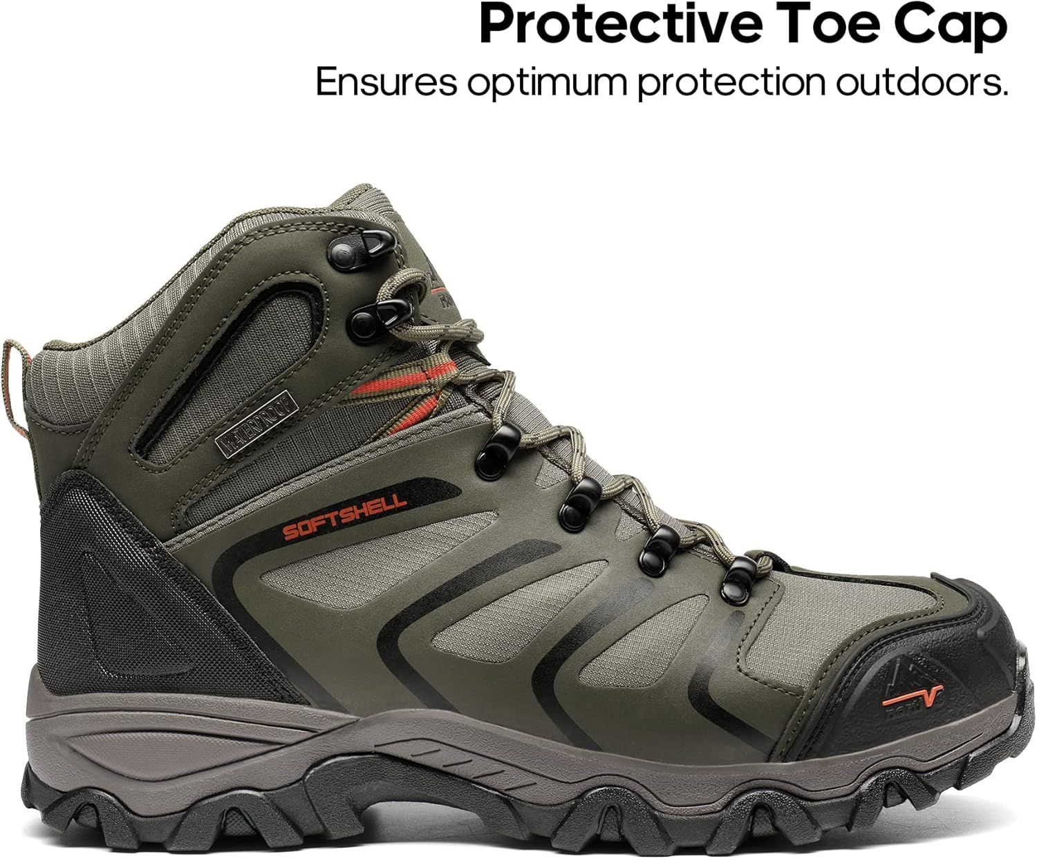 Thumbnail 2 de NORTIV 8 Herren Outdoorschuhe Trekkingstiefel „Armadillo“ – wasserdicht für Wandern & Bergsteigen