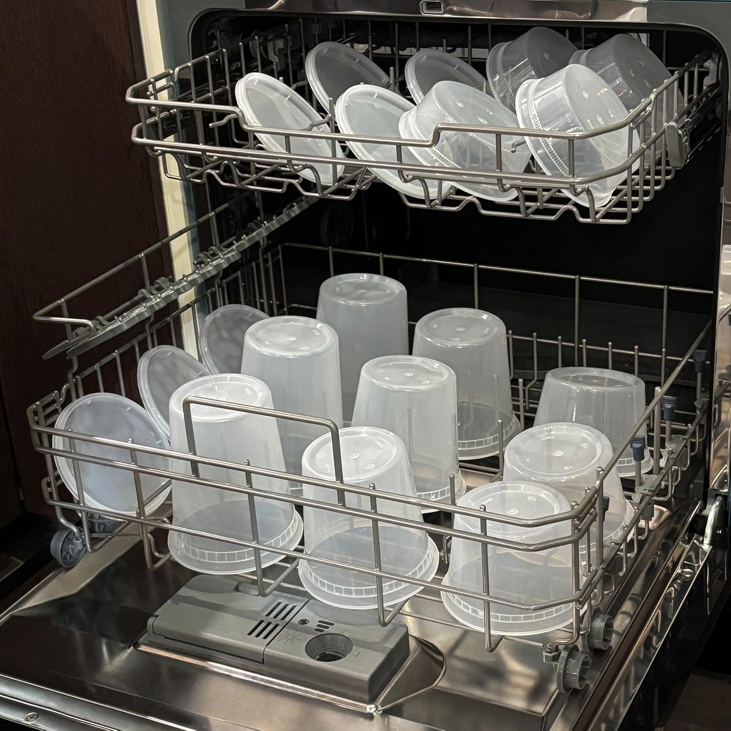 Thumbnail 6 de TashiBox 50-Pack 16 oz Clear Plastic Deli Containers with Lids (BPA-Free)