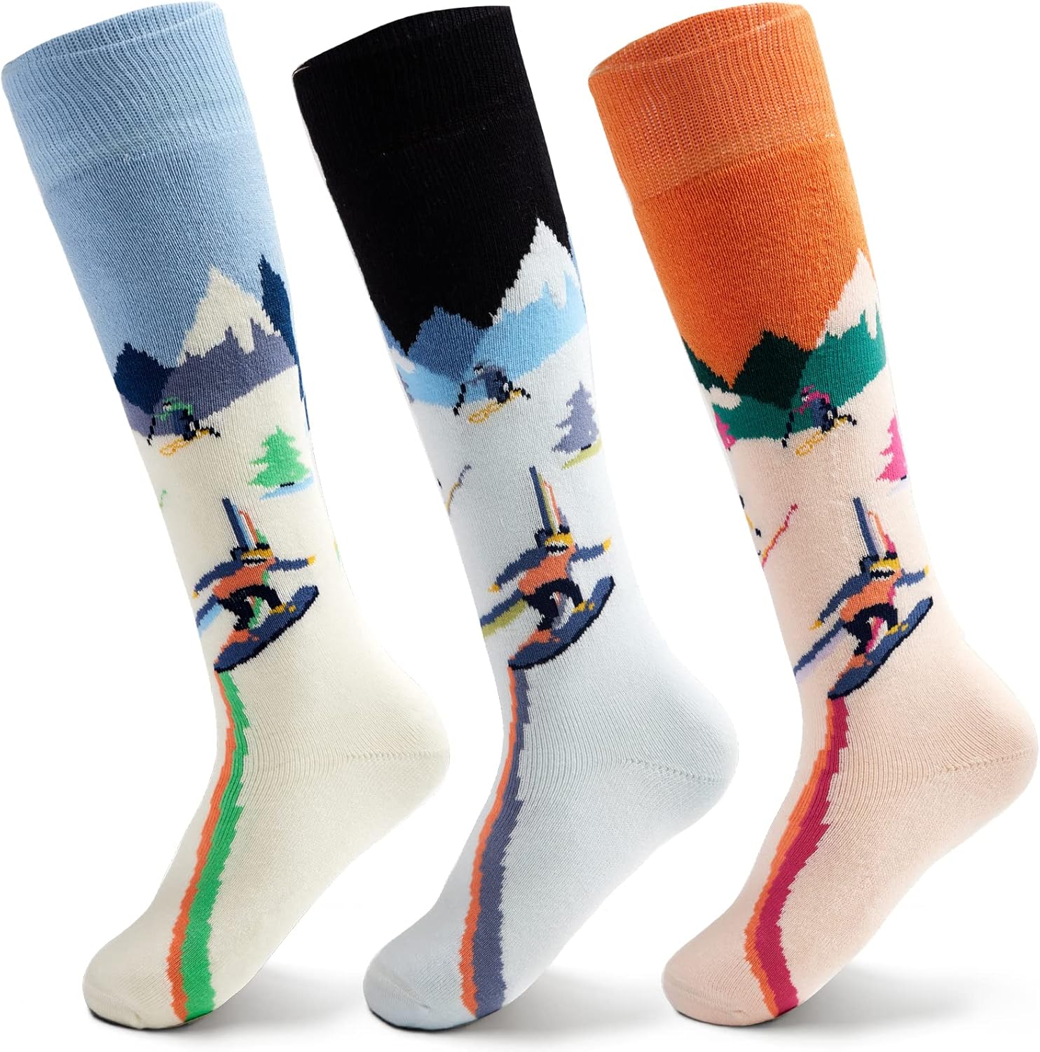Thumbnail 6 de Aisyee Kinder-Wintersocken & Skisocken Set (3 Paar) – warme lange Thermosocken für Jungen