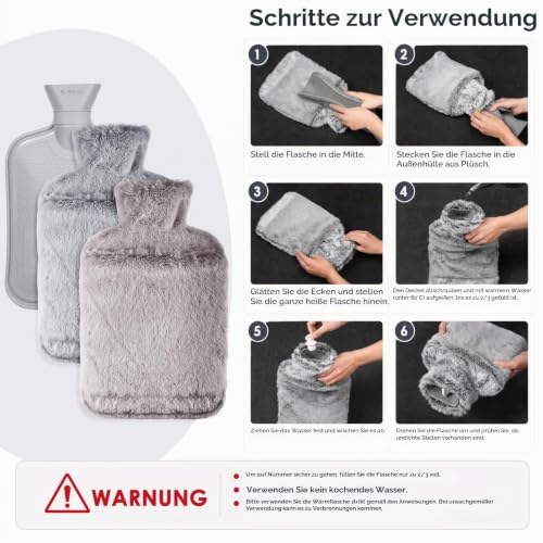 Thumbnail 6 de BOLEi Wärmflasche mit Kängurutasche