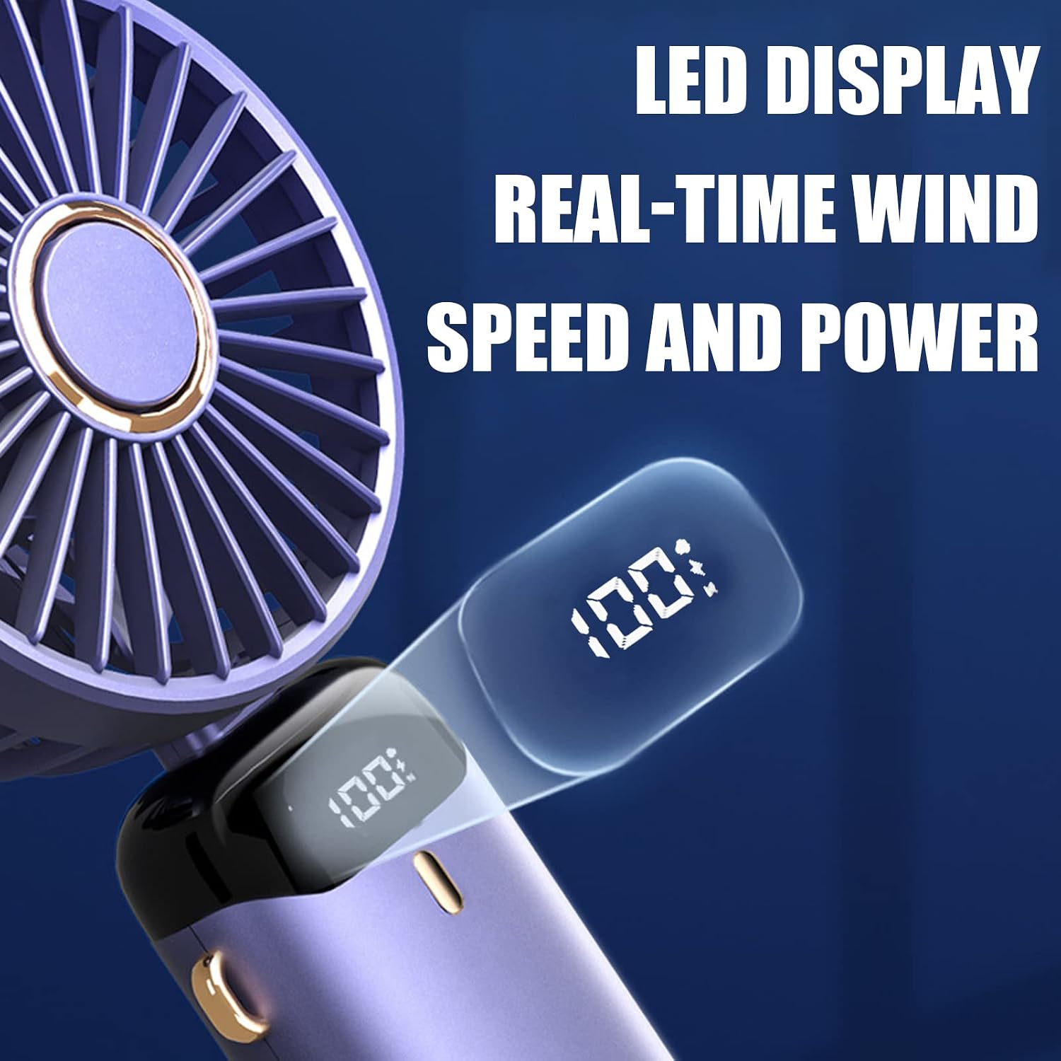 Thumbnail 1 de Mini ventilatore portatile 5000 mAh USB