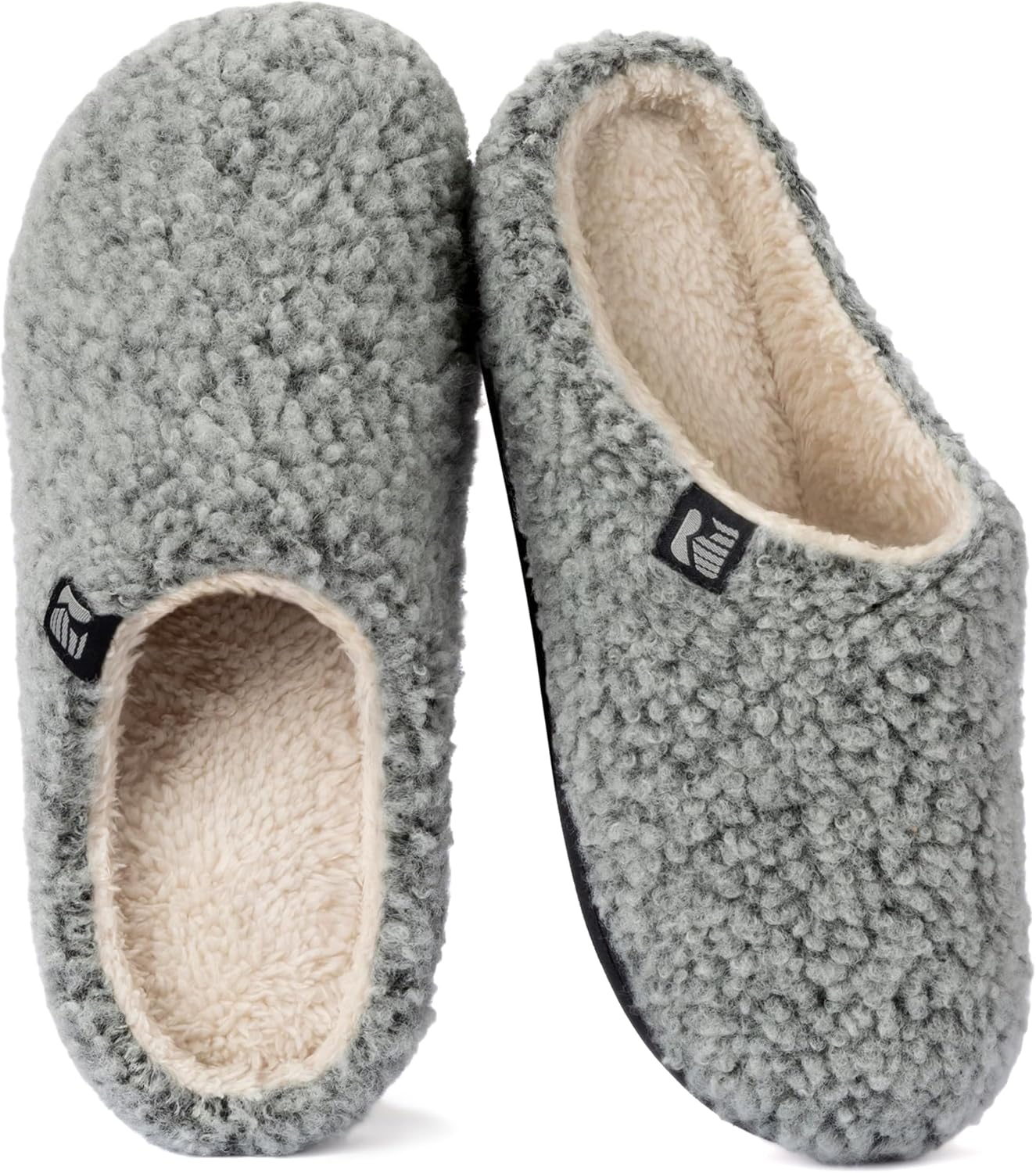 Detalle de RockDove Women's Sherpa Fleece Clog Slipper 🩰