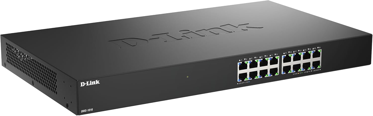 Thumbnail 5 de D-Link DMS-108 8-Port Multi-Gigabit Desktop-Switch (unmanaged) mit 8× 2,5G Ports, QoS & Plug&Play