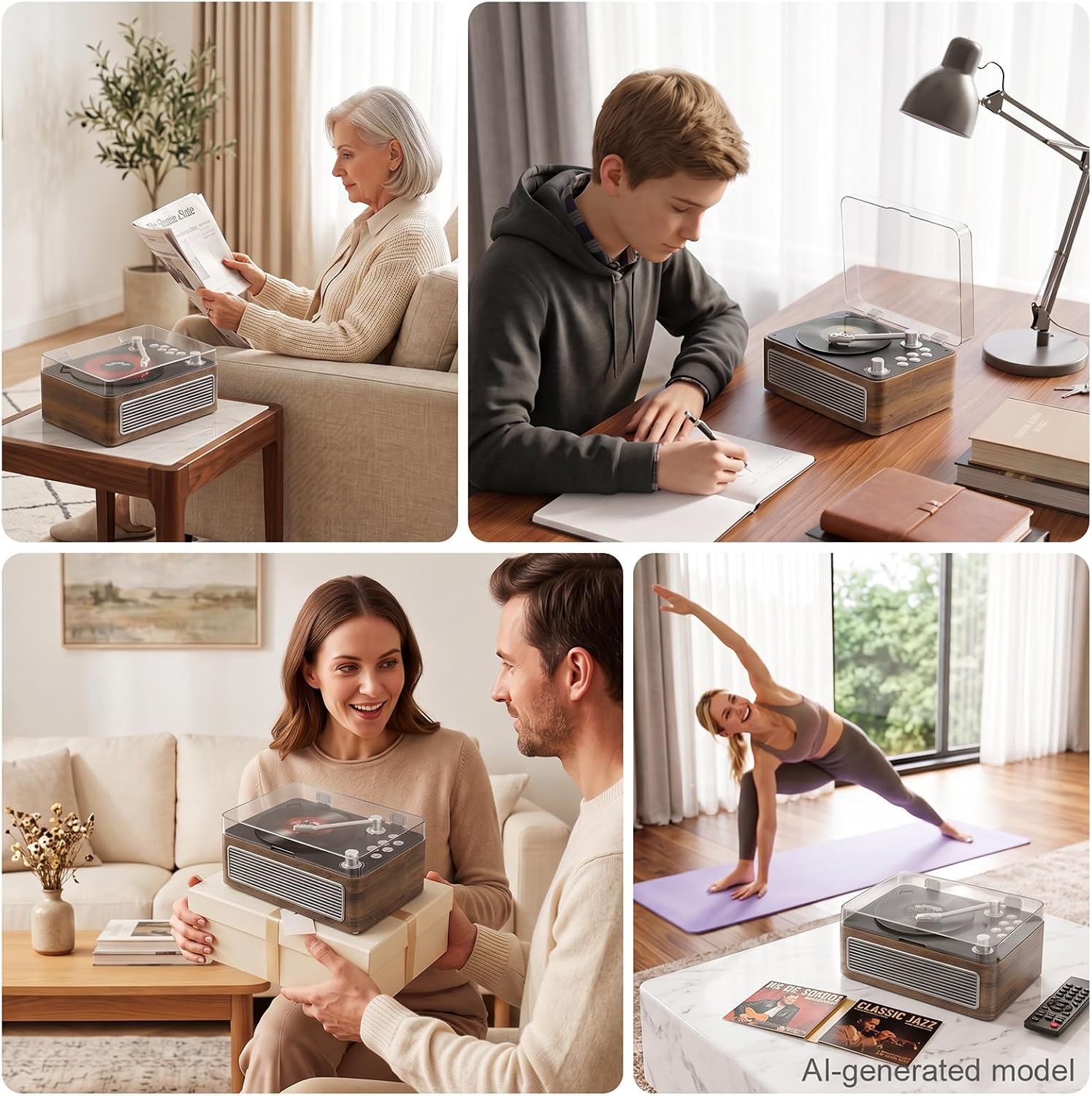 Thumbnail 6 de Gueray Retro CD Player with 3600mAh Battery