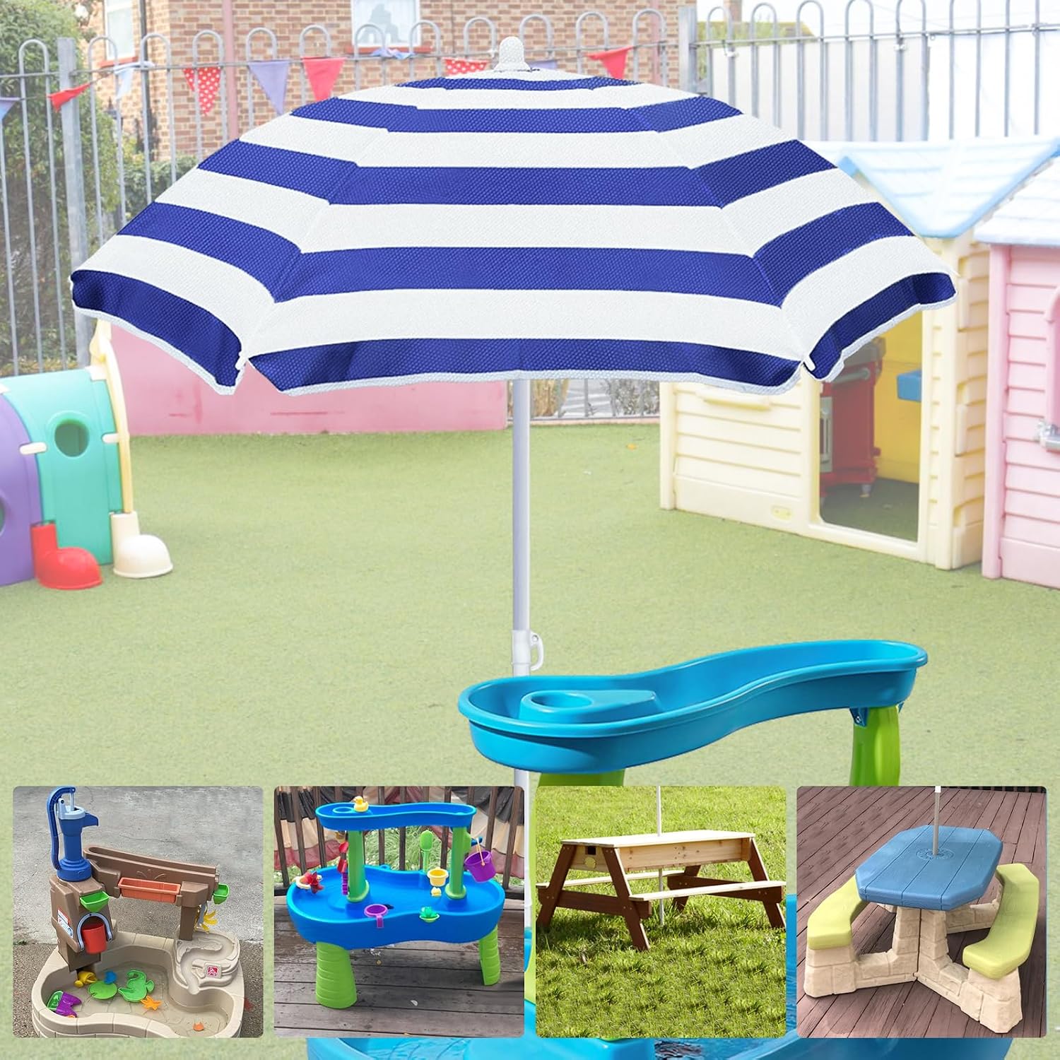 Thumbnail 1 de Exokugo Kids' Beach Umbrella