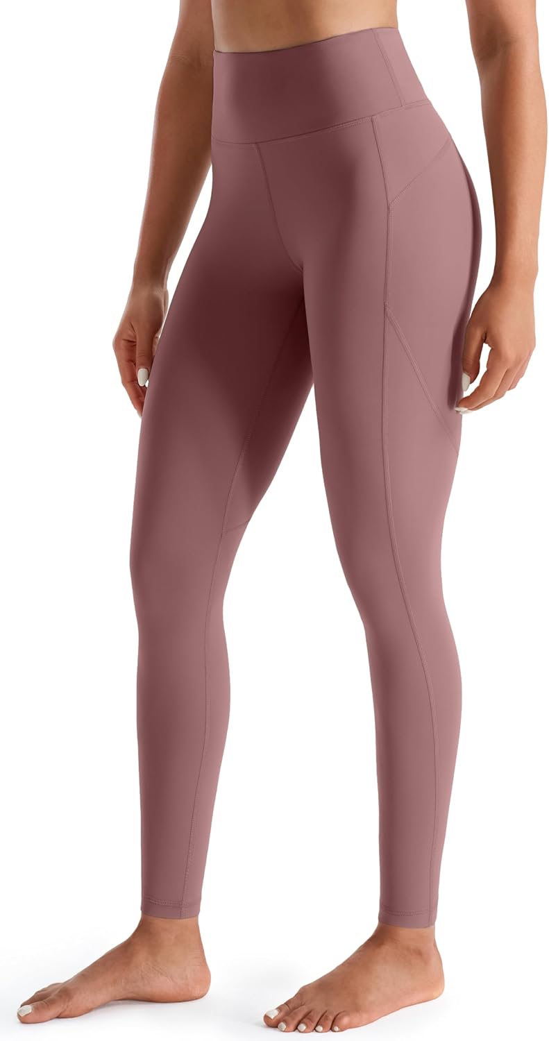 Detalle de JOYSPELS figurformende Damen-Sporthose mit Pfirsich-Design, blickdichte Leggings mit Taschen