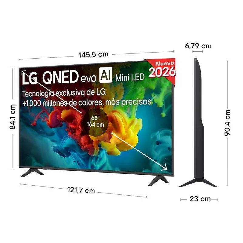 Detalle 2 de LG QNED evo AI Mini LED 65QNED82B6B (65") 4K 144Hz: análisis y guía de compra