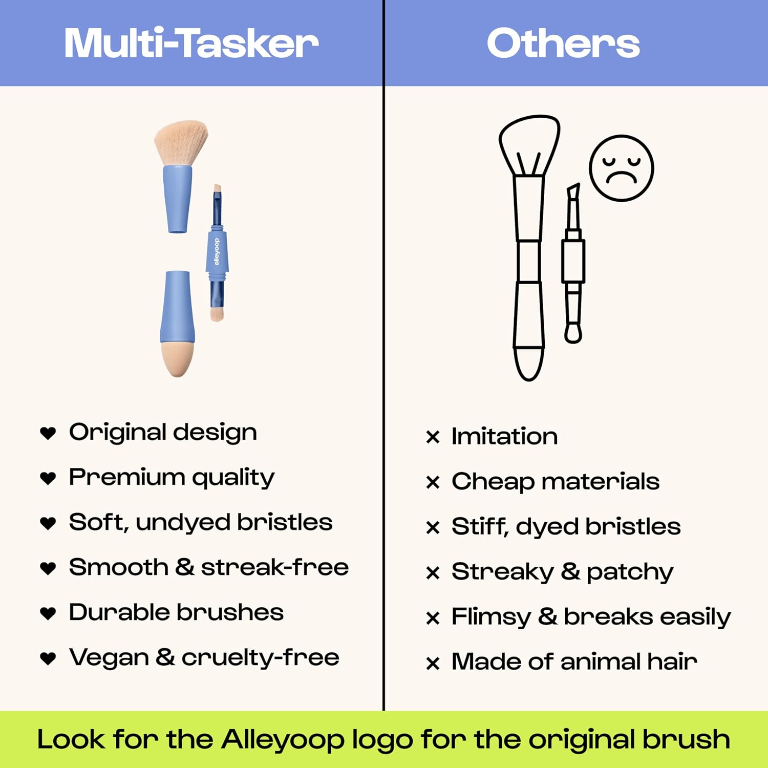 Thumbnail 5 de Alleyoop 4-in-1 Makeup Brush Set