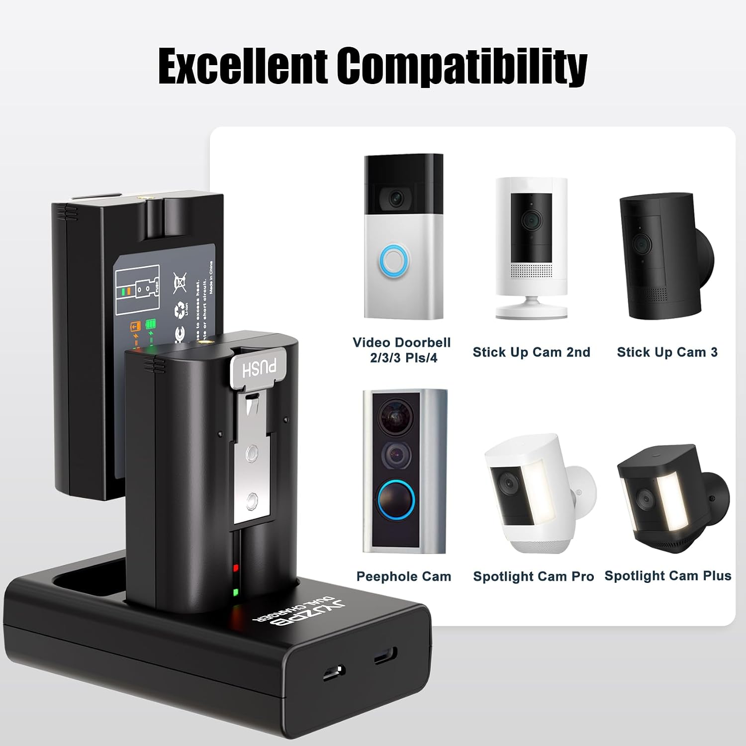 Detalle de 7200mAh JYJZPB Ring quick release battery
