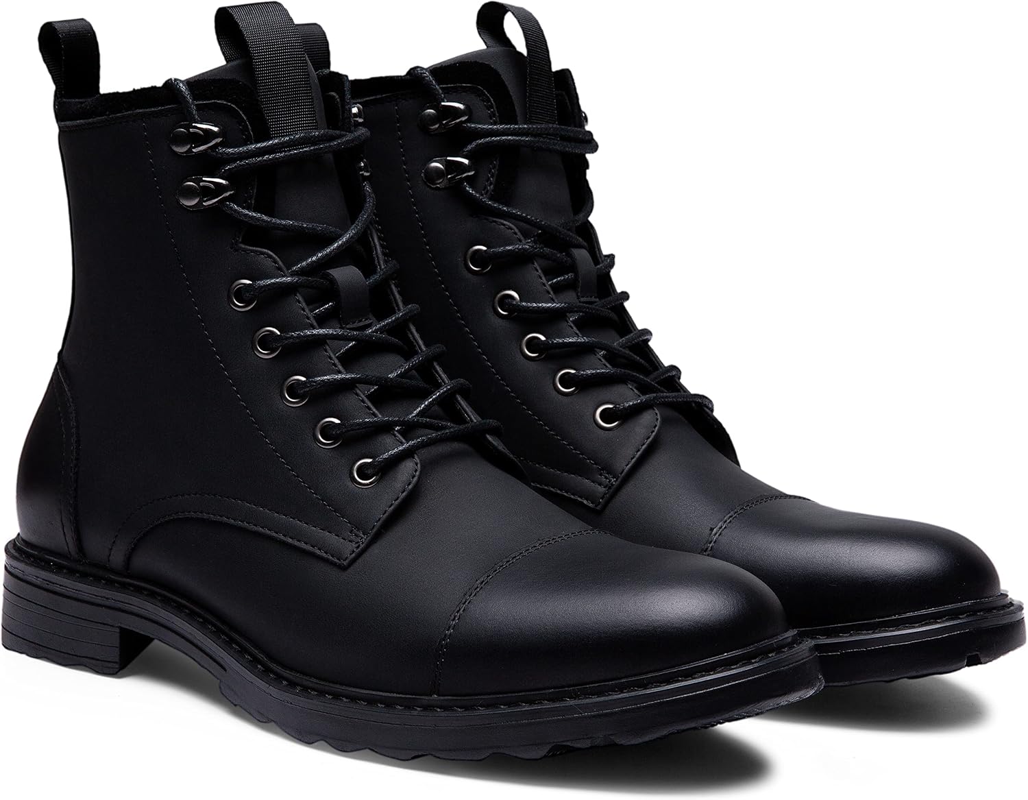 Detalle 2 de Vostey Men's Motorcycle Boots, Synthetic Leather
