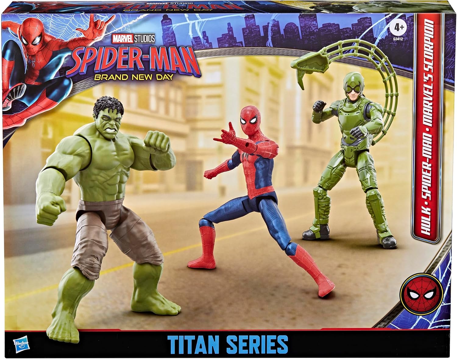 Detalle 2 de Marvel Spider-Man: Brand New Day Titan Series actiefiguren met 11 scharnierpunten