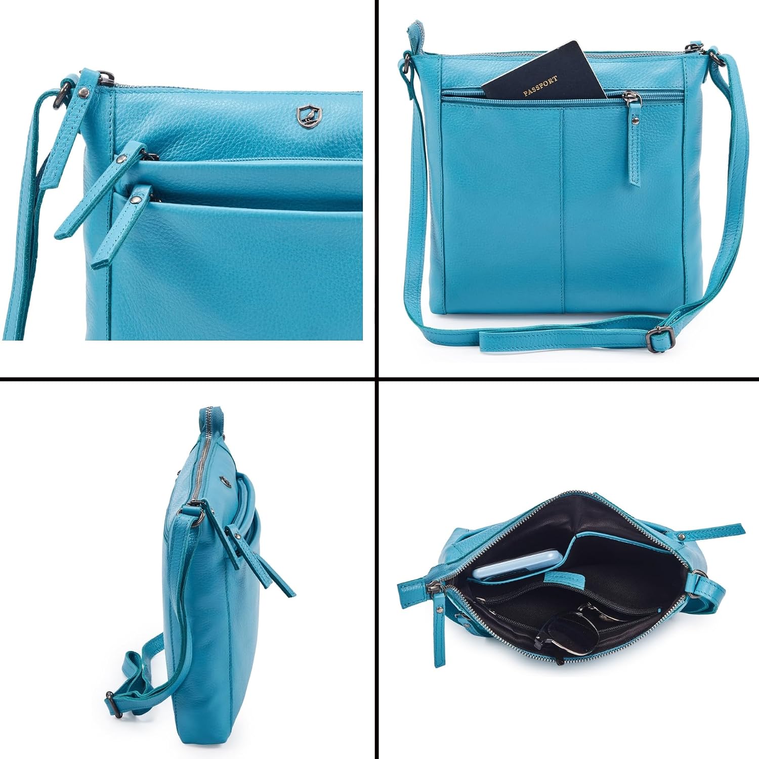 Detalle de Cochoa Leather Crossbody Bags for Women: Small Genuine Nappa Purses