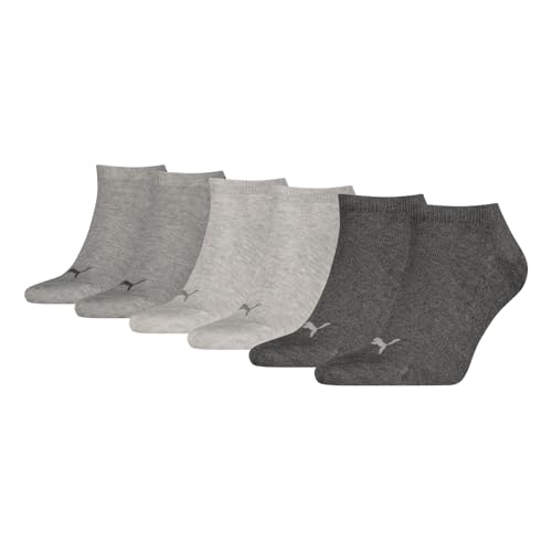 Detalle de PUMA Unisex Sneakersocken 3er-Pack – bequeme Basics aus weicher Baumwolle