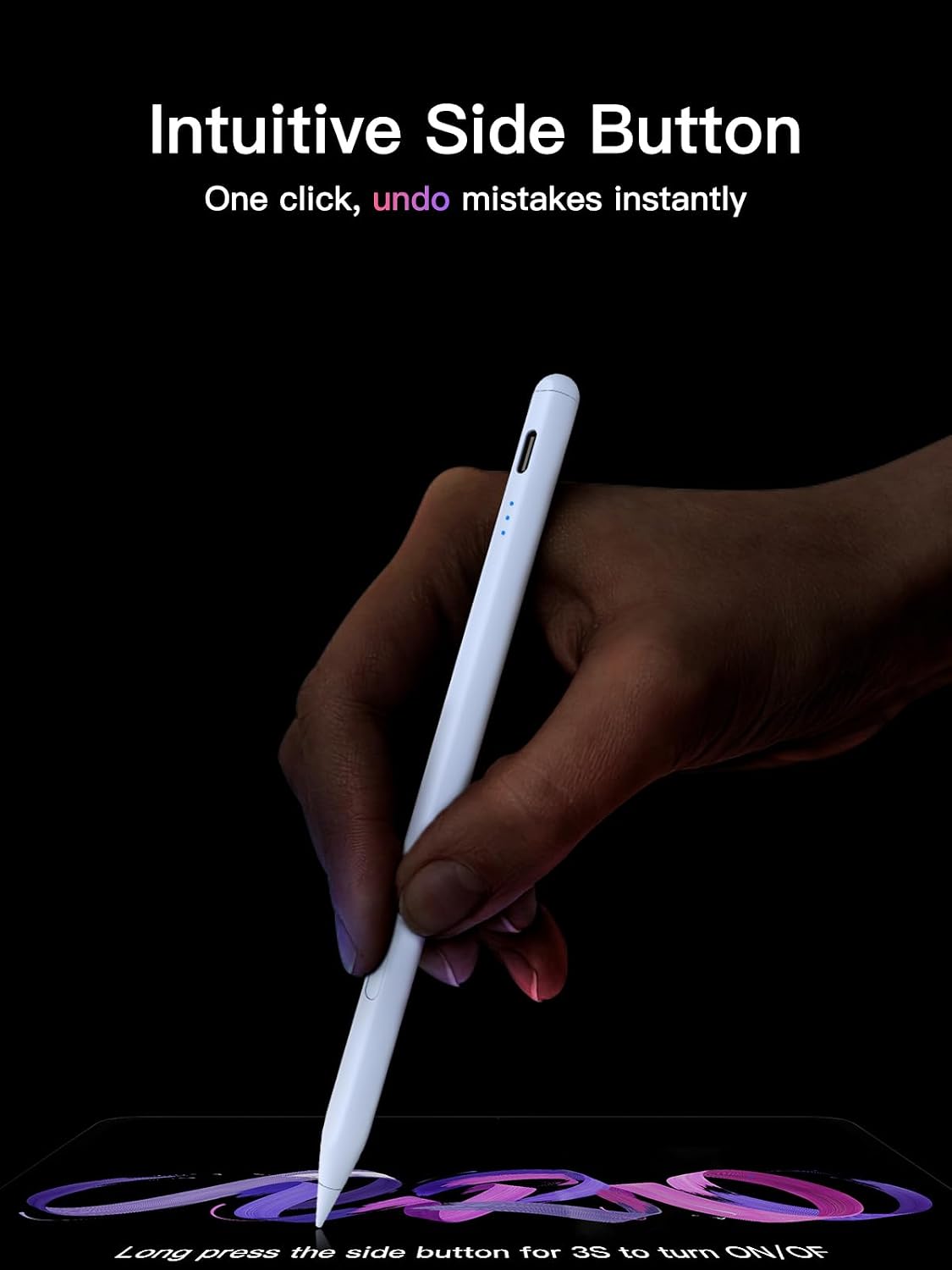 Detalle de KEEPRO iPen-Blue Stylus Pen for iPad with Tilt Sensitivity and USB-C