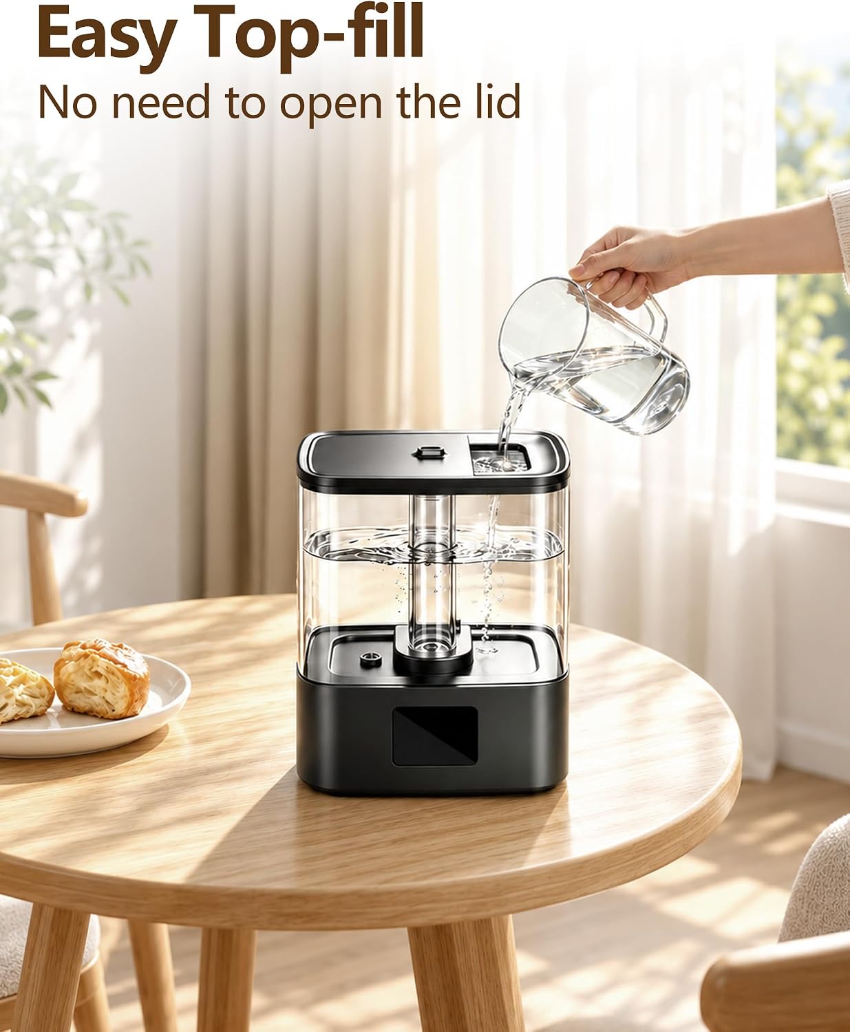 Thumbnail 2 de KZF ZG-521 4L Cool Mist Humidifier with Top-Fill Tank and Humidity Control