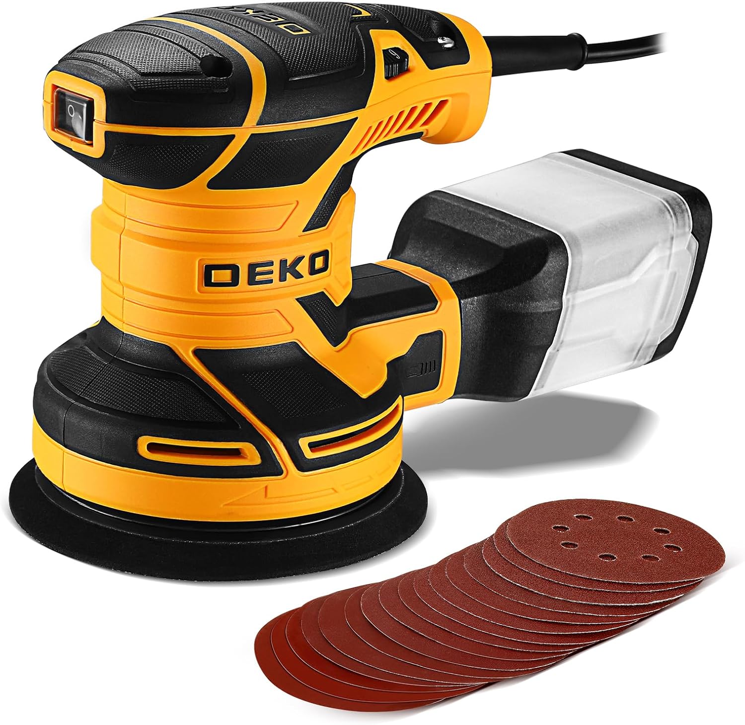 Detalle de DEKOPRO Random Orbit Sander 300W โ 5-inch sander ๐