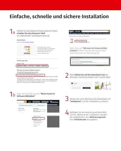 Detalle 2 de BILD Steuer 2025 – Geld-zurück-Steuersoftware für die Steuererklärung 2024 (Windows, Aktivierungscode per Email)