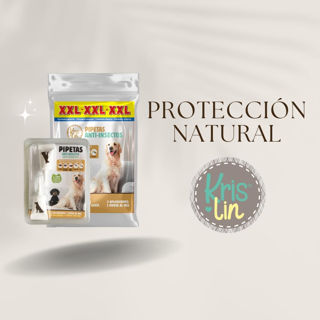 Thumbnail 5 de KRISLIN Pack 24 Pipetas Anti-Insectos para Perros Repelentes Naturales