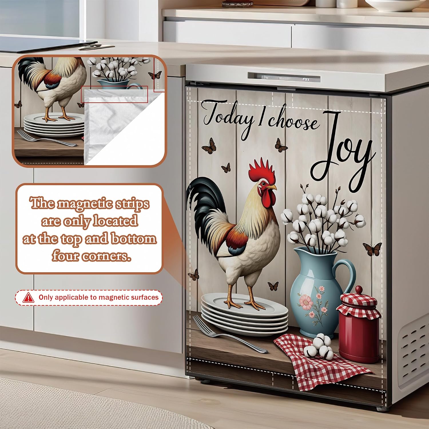 Thumbnail 2 de Farm Joy Dishwasher Cover 23 x 26 Inch