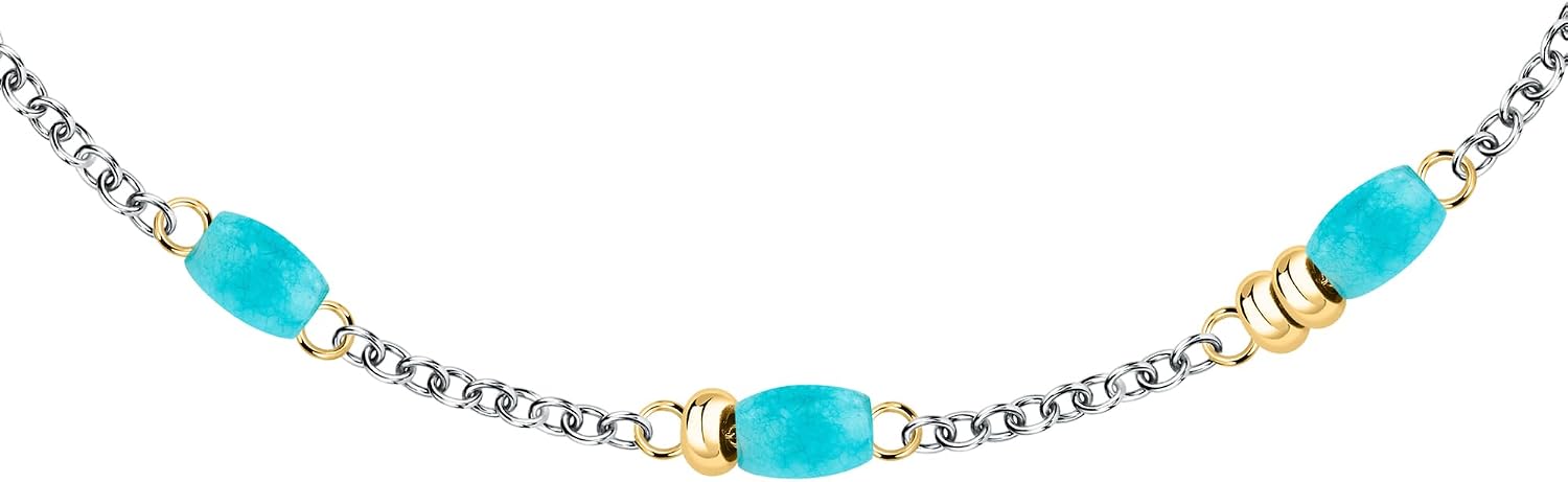 Detalle 2 de Morellato Cavigliera Donna in Acciaio e Pietre Agata Colorata – Collezione COLORI SUMMER SAXQ19