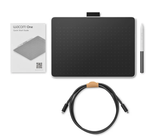 Detalle de Wacom One M – Zeichnen mit präzisem Stylus auf größerem Arbeitsbereich