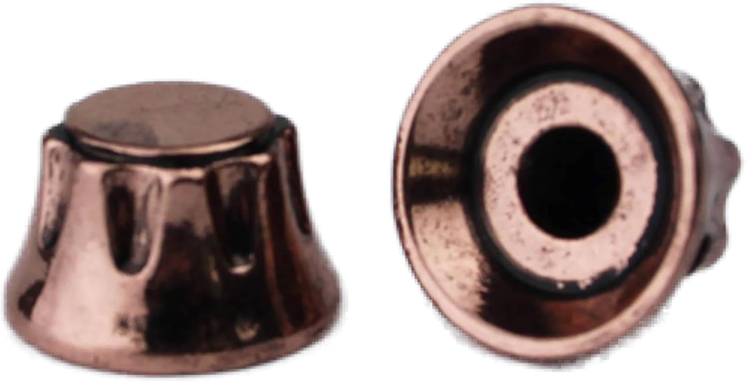 Detalle 2 de Guyker CKB013X Top Hat Guitar Potentiometer Knobs, Bronze Zinc Alloy, 3-Pack
