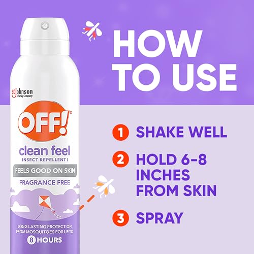 Thumbnail 7 de OFF! Clean Feel Insect Repellent Aerosol with 20% Picaridin – 2-Pack (5 oz each)