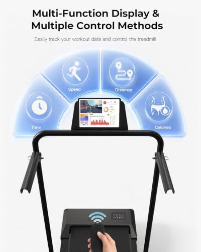 Thumbnail 9 de Superun Raceable 10% Incline Walking Pad: Foldable 6 km/h Treadmill