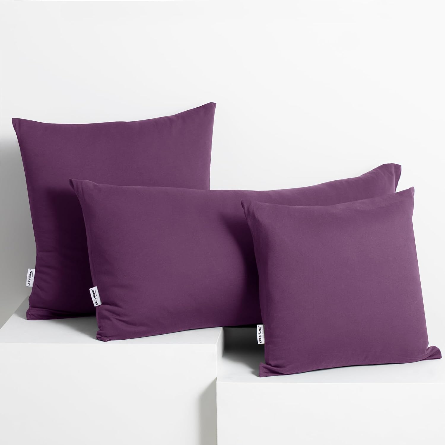 Thumbnail 5 de DecoKing Jersey Kissenbezüge 40x200 cm – 2er Set