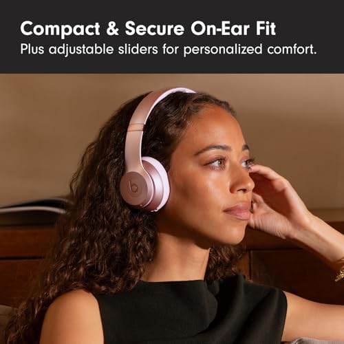 Detalle de Beats Solo 4 Wireless On-Ear Headphones (Amazon Exclusive Metallic Pink)