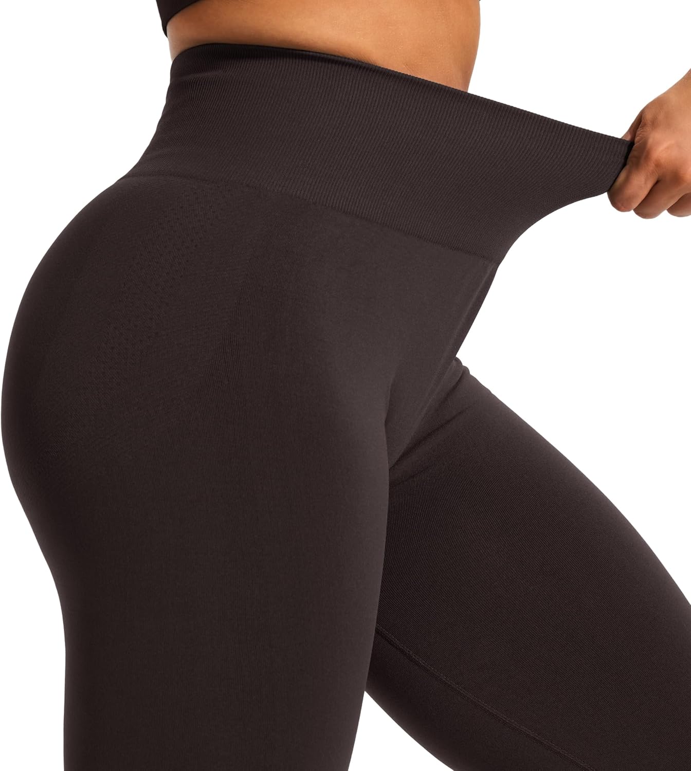Detalle 2 de JOYSPELS Seamless High-Waist Tummy Control Gym Leggings for Women (Scrunch Bum)
