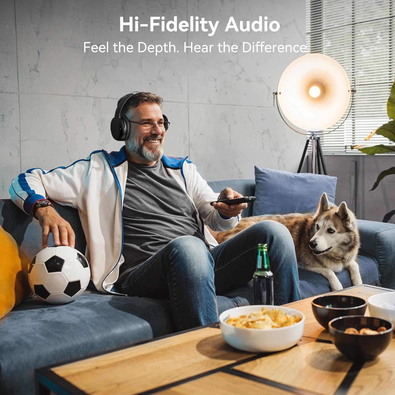 Detalle 2 de Wireless TV Headphones Bluetooth 5.3 Transmitter