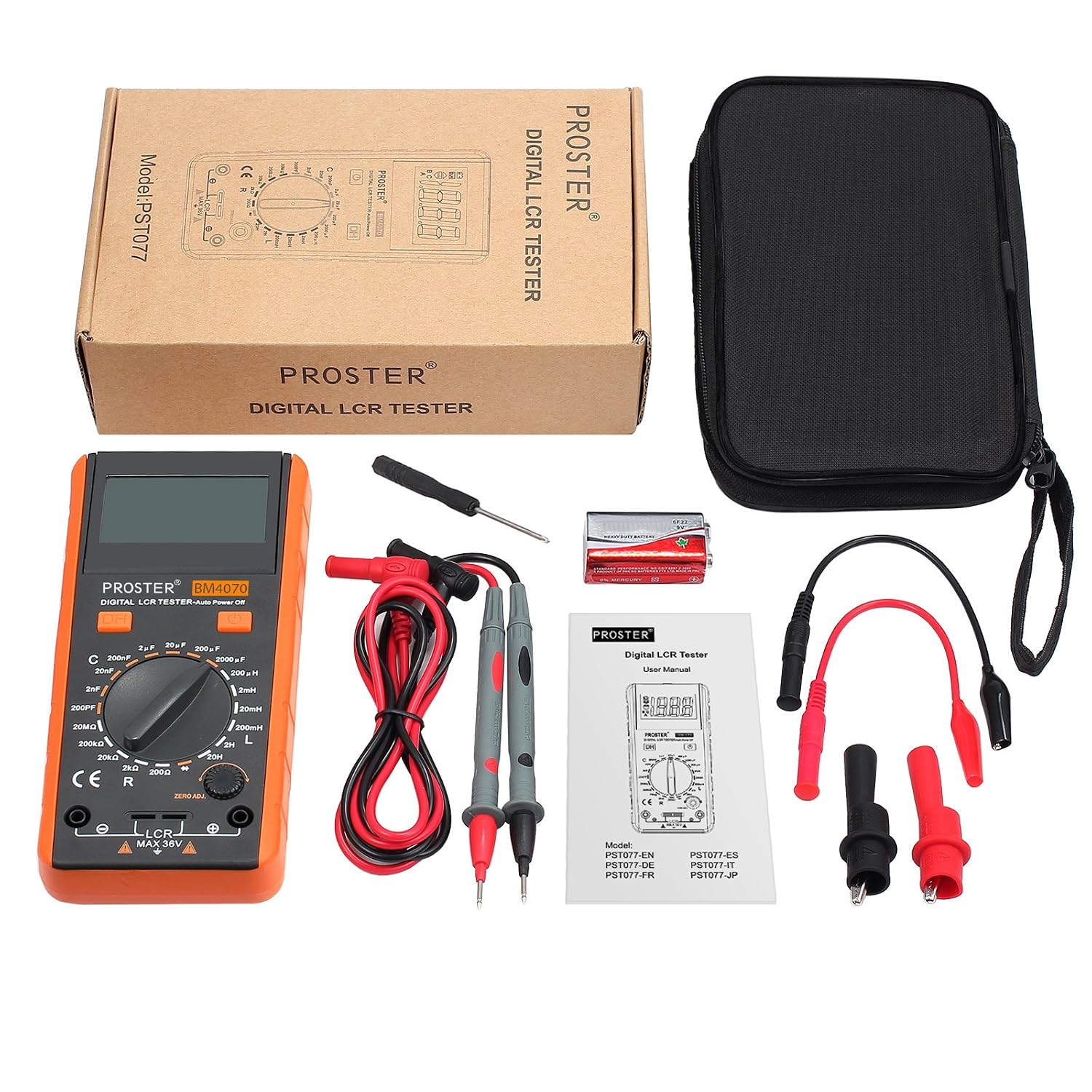 Thumbnail 6 de Proster TOPPST077 LCR Meter for Capacitance, Inductance and Resistance