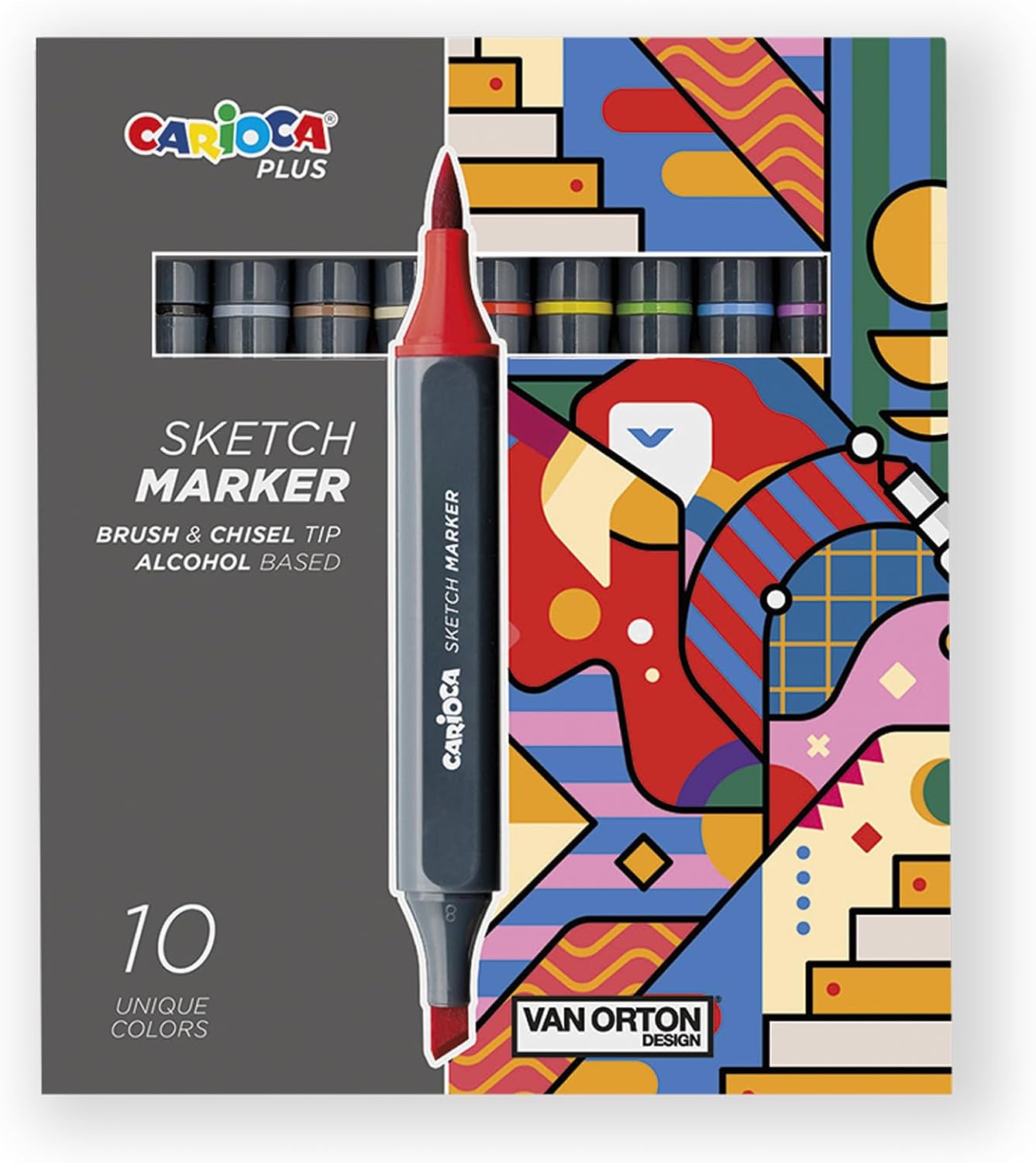 Thumbnail 4 de Carioca Plus Sketch Marker 32 pezzi
