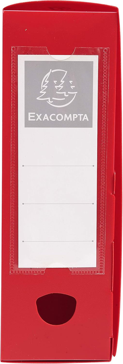 Thumbnail 1 de Exacompta Sammelbox OPAK 80 mm mit Druckknopf (10er-Pack, rot) für DIN A4