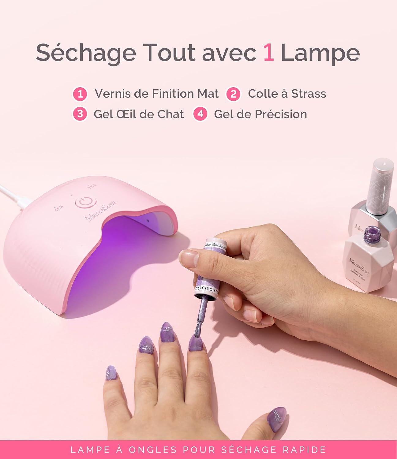 Detalle de MelodySusie P-Art06F lampe UV 6W compacte